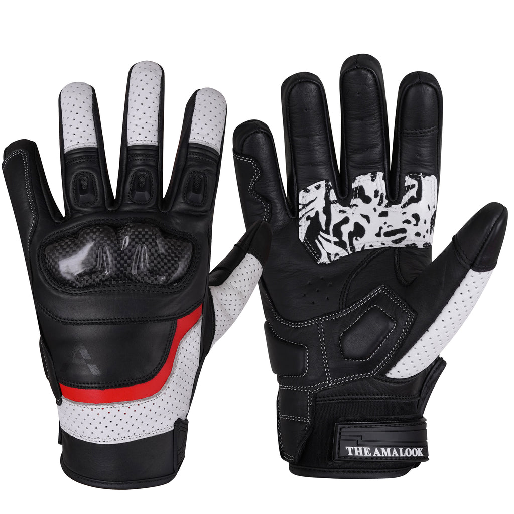 The AMA Look Summer Racing Gloves – Carbon Knuckle Protection W1