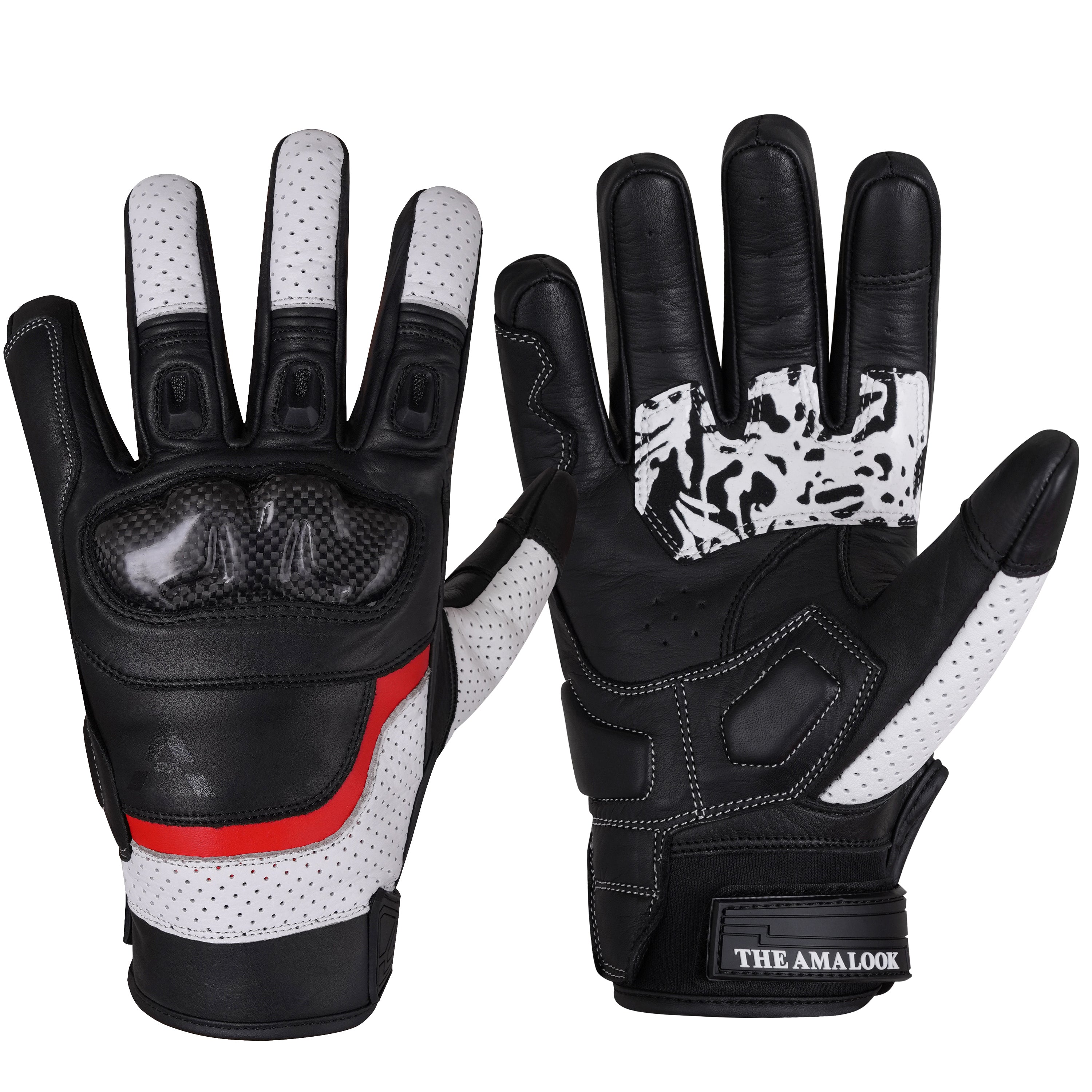The AMA Look Summer Racing Gloves – Carbon Knuckle Protection R1