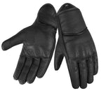 The AMA Look Perforated Leather Motorbike Gloves