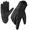 The AMA Look Perforated Leather Motorbike Gloves