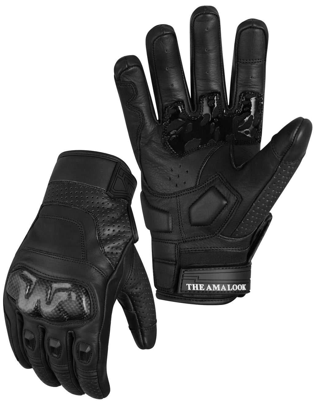 The AMA Look Summer Racing Gloves – Carbon Knuckle Protection