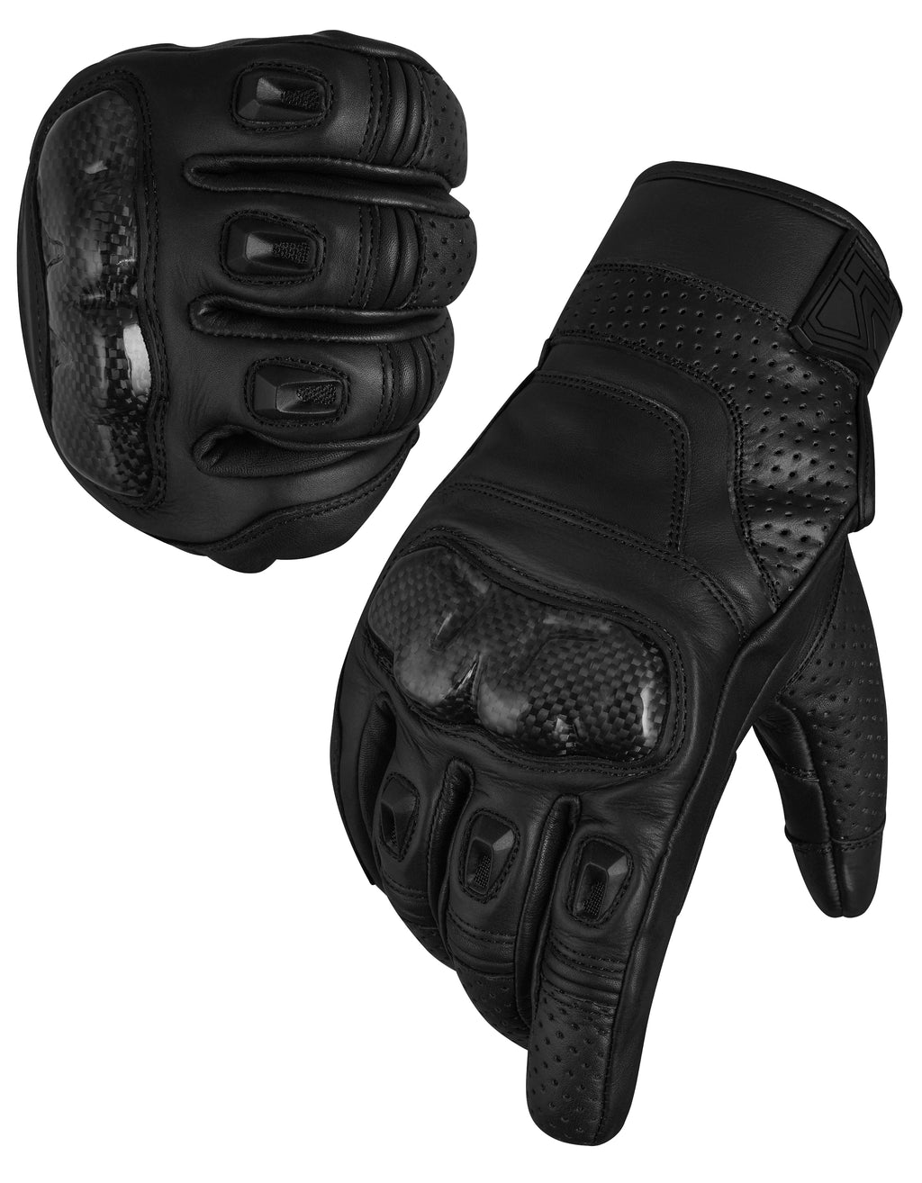 The AMA Look Summer Racing Gloves – Carbon Knuckle Protection