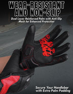 The AMA Look Summer Racing Gloves – Carbon Knuckle Protection R1