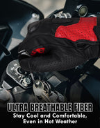 The AMA Look Summer Racing Gloves – Carbon Knuckle Protection R1