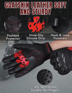 The AMA Look Summer Racing Gloves – Carbon Knuckle Protection R1