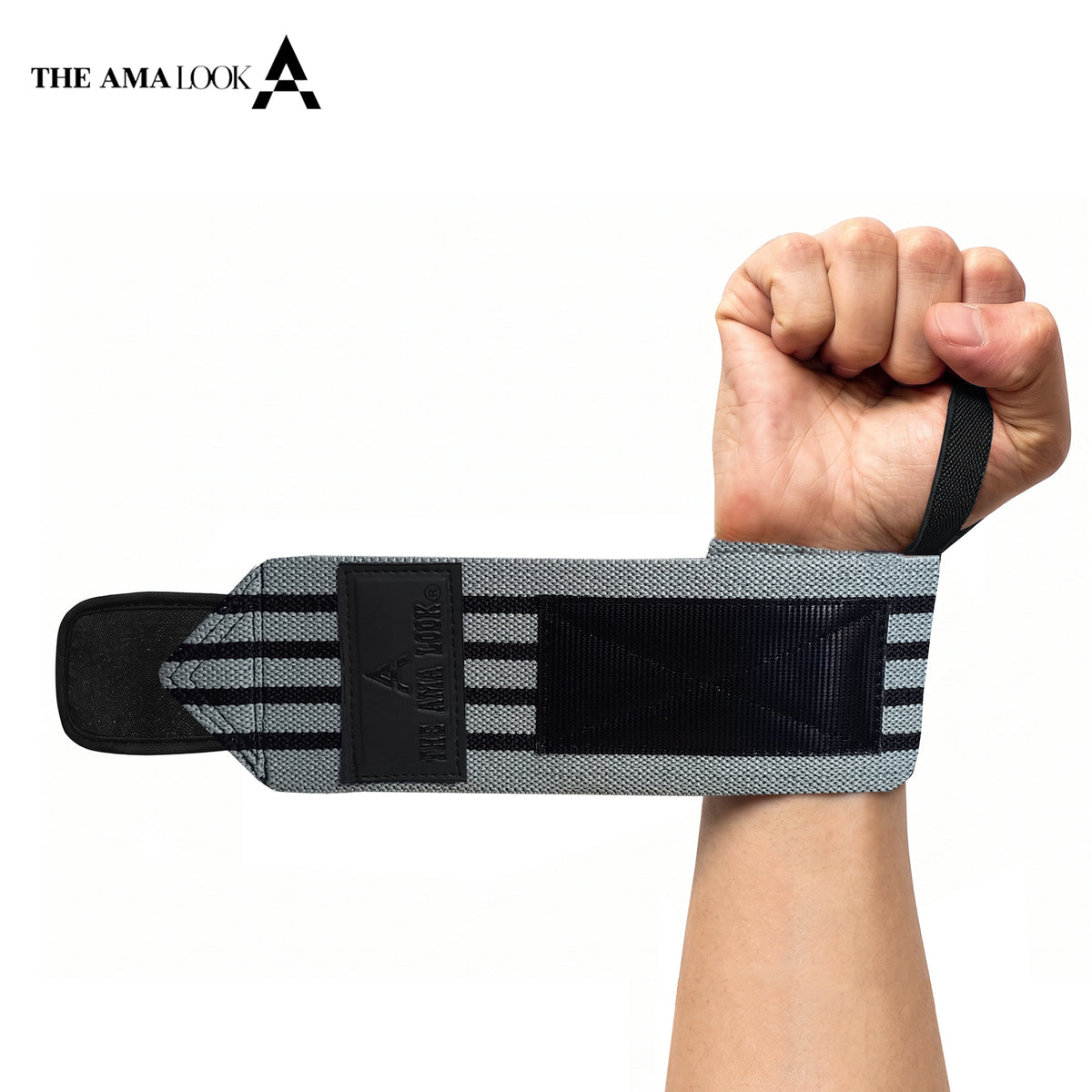 THE AMA LOOK Premium Weight Lifting Wrist Wraps G1