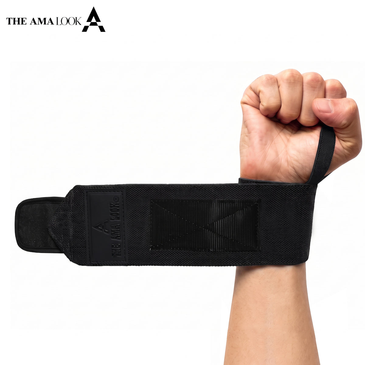 THE AMA LOOK Premium Weight Lifting Wrist Wraps B1