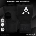 THE AMA LOOK Gel Boxing Hand Wraps Black