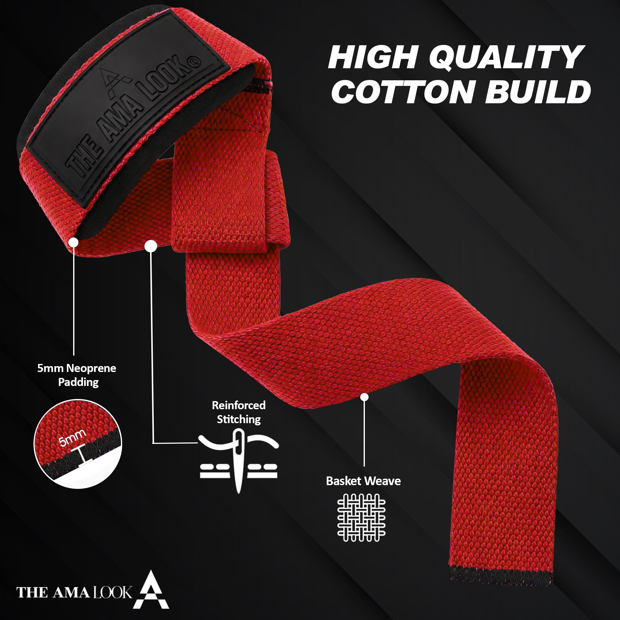 THE AMA LOOK Premium Lifting Straps R1