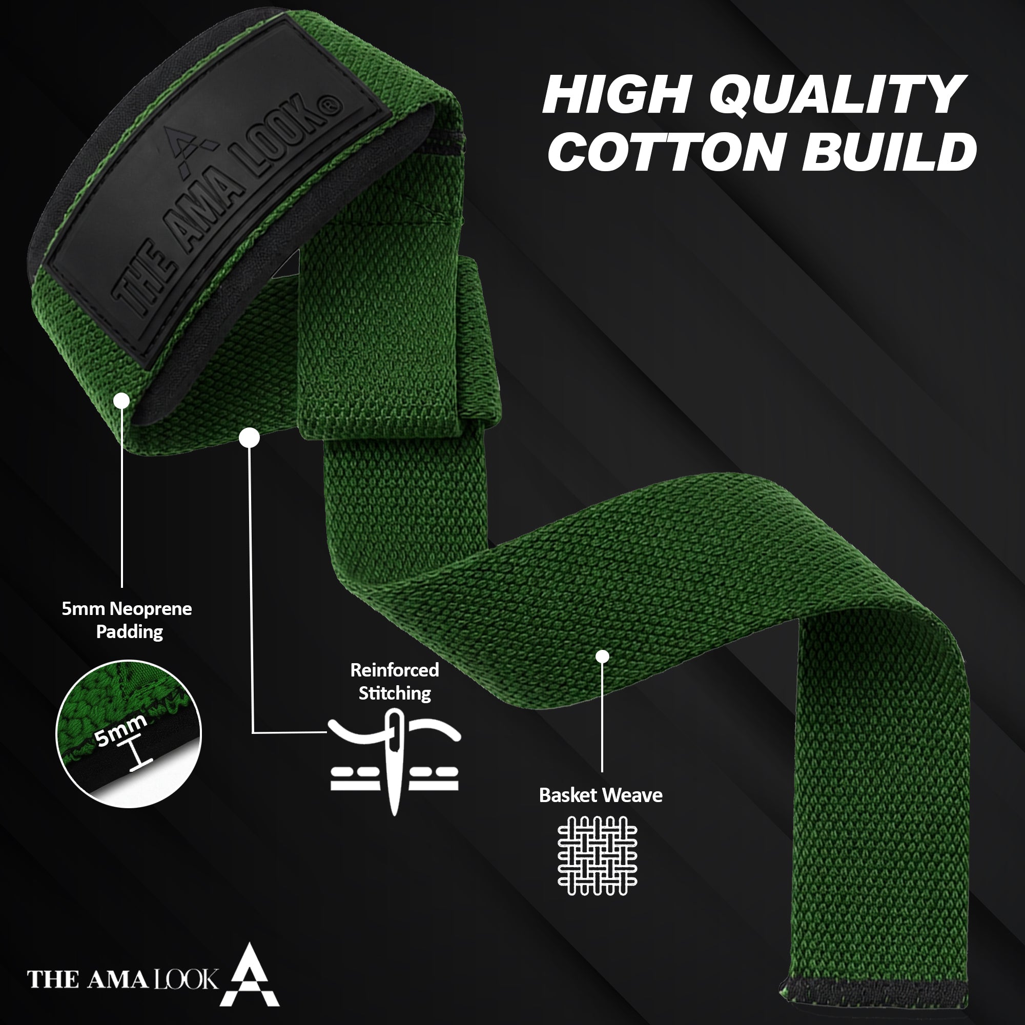 THE AMA LOOK Premium Lifting Straps G1