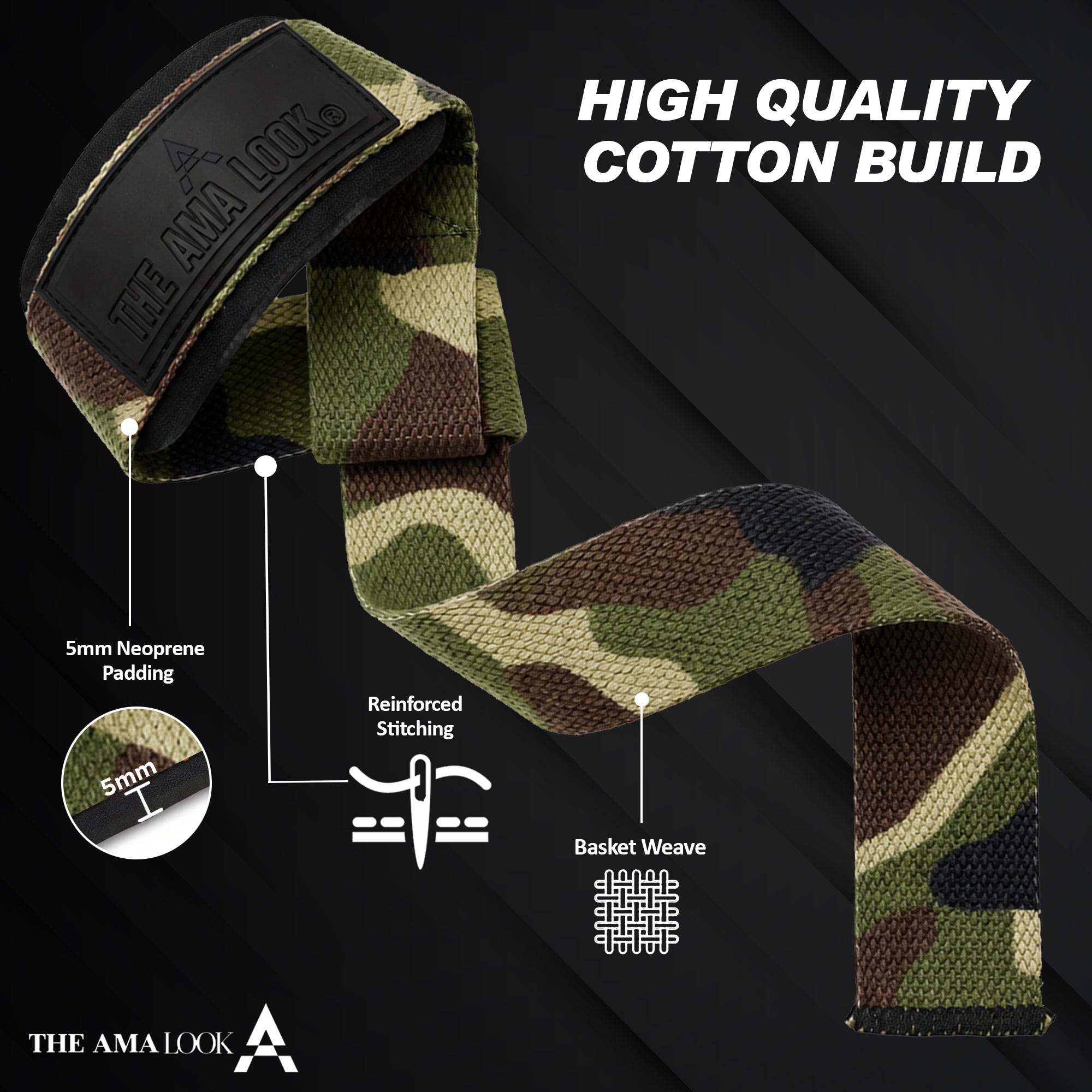 THE AMA LOOK Premium Lifting Straps C1