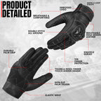THE AMA LOOK Apex Motorcycle Gloves B1