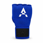 THE AMA LOOK Gel Padded Boxing Hand Wraps Blue