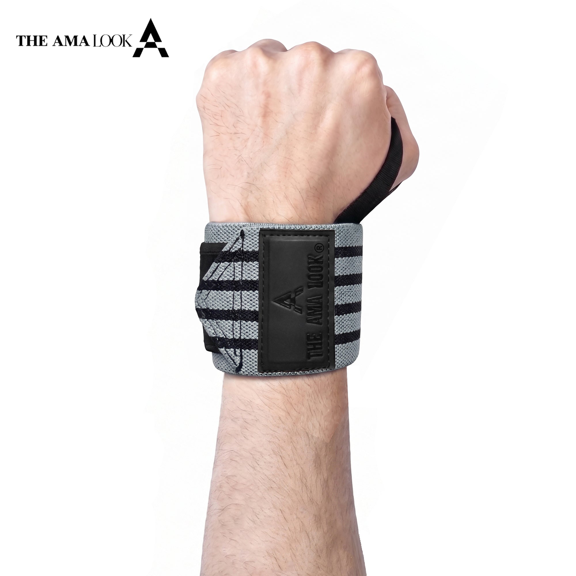 THE AMA LOOK Premium Weight Lifting Wrist Wraps G1