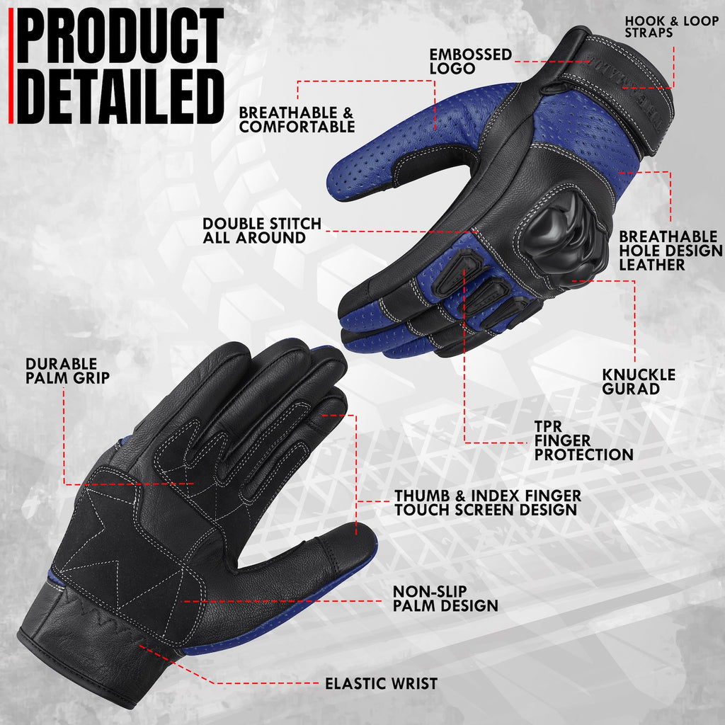 THE AMA LOOK Apex Motorcycle Gloves B2