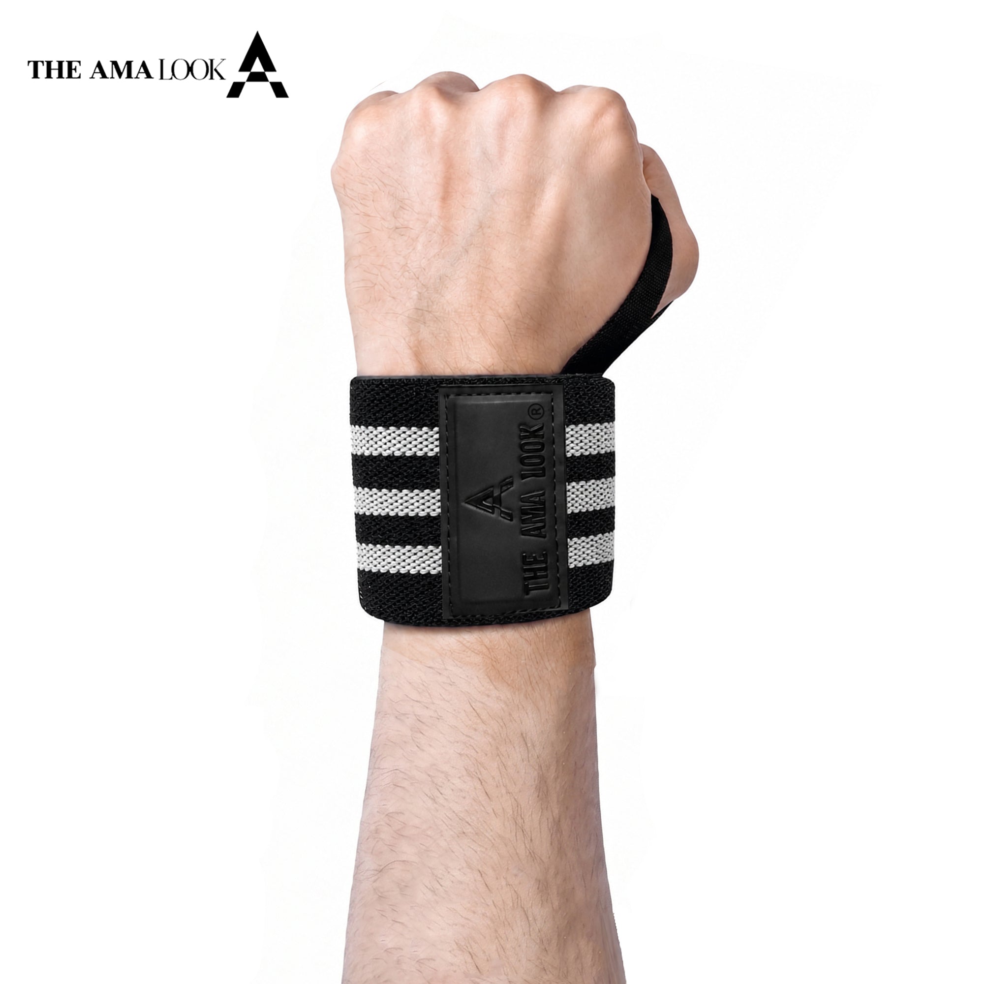 THE AMA LOOK Premium Weight Lifting Wrist Wraps G2