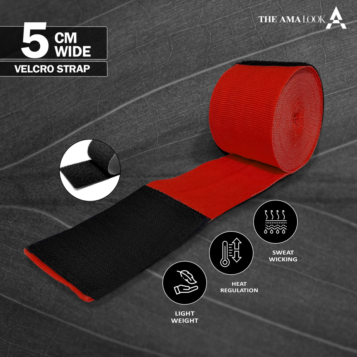 The AMA LOOK Knuckle Protected Hand Wraps R1