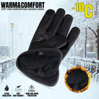 The AMA Look Cashmere Winter Leather Gloves