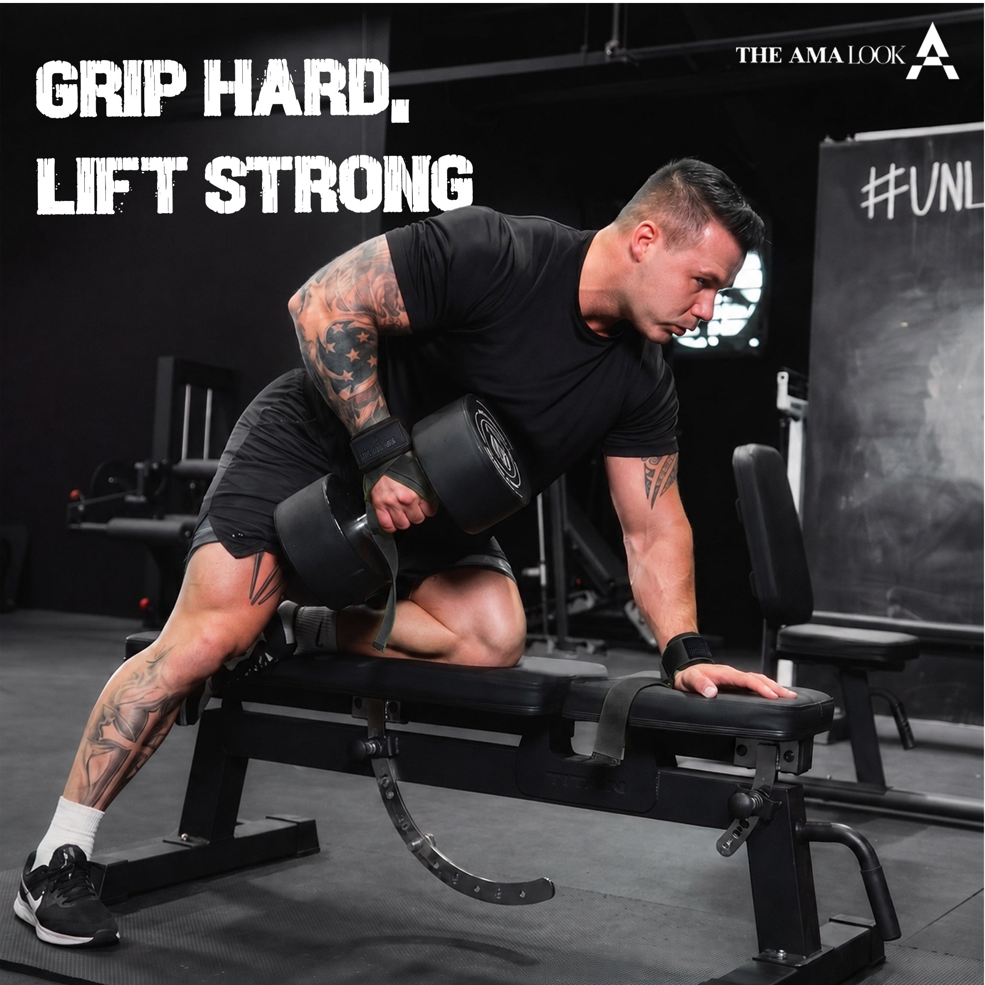 THE AMA LOOK Premium Lifting Straps B1
