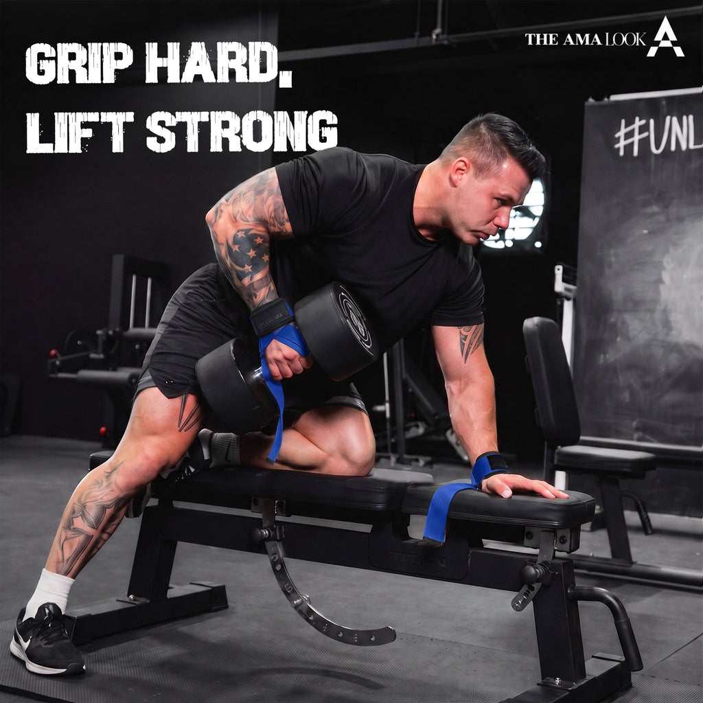 THE AMA LOOK Premium Lifting Straps B2