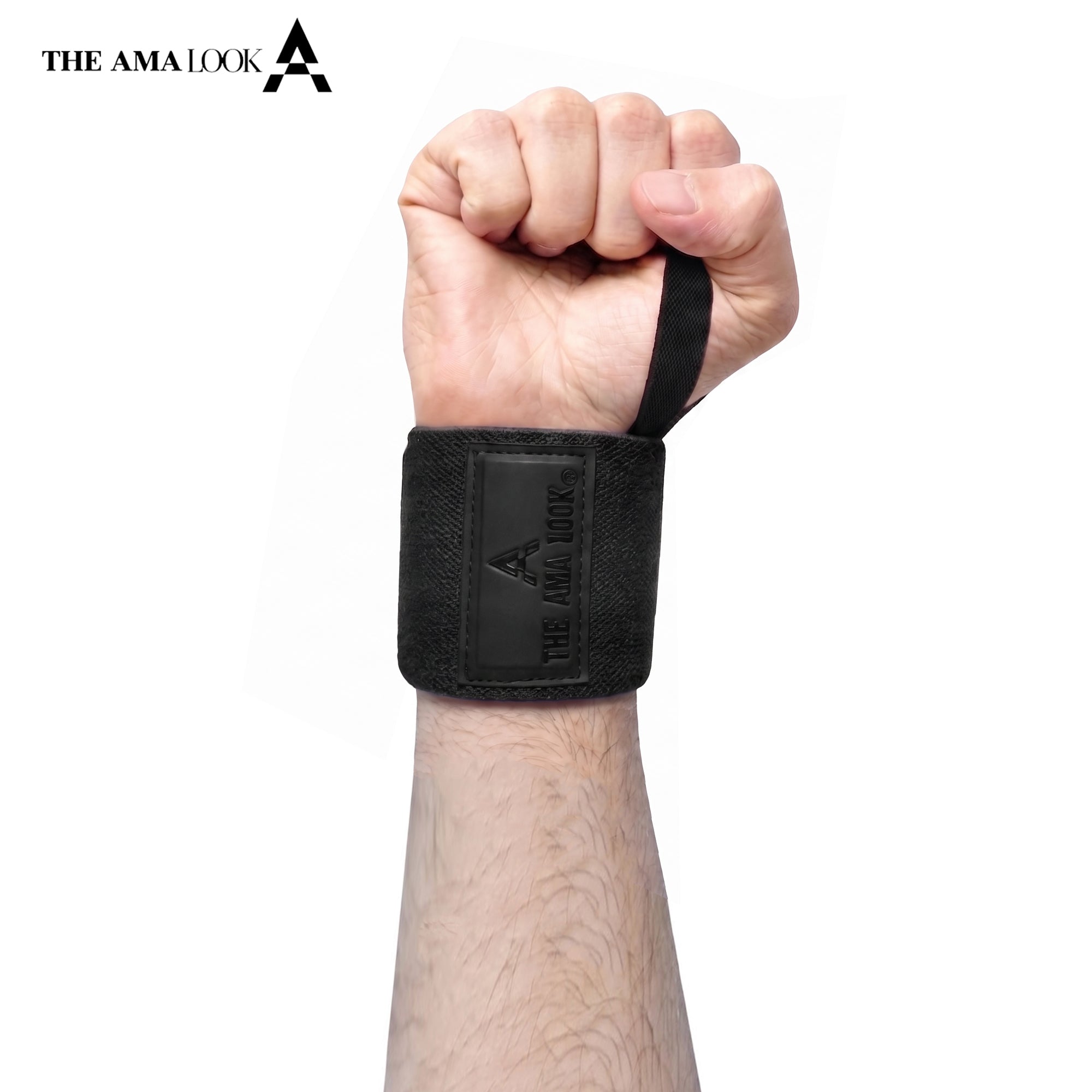 THE AMA LOOK Premium Weight Lifting Wrist Wraps G2