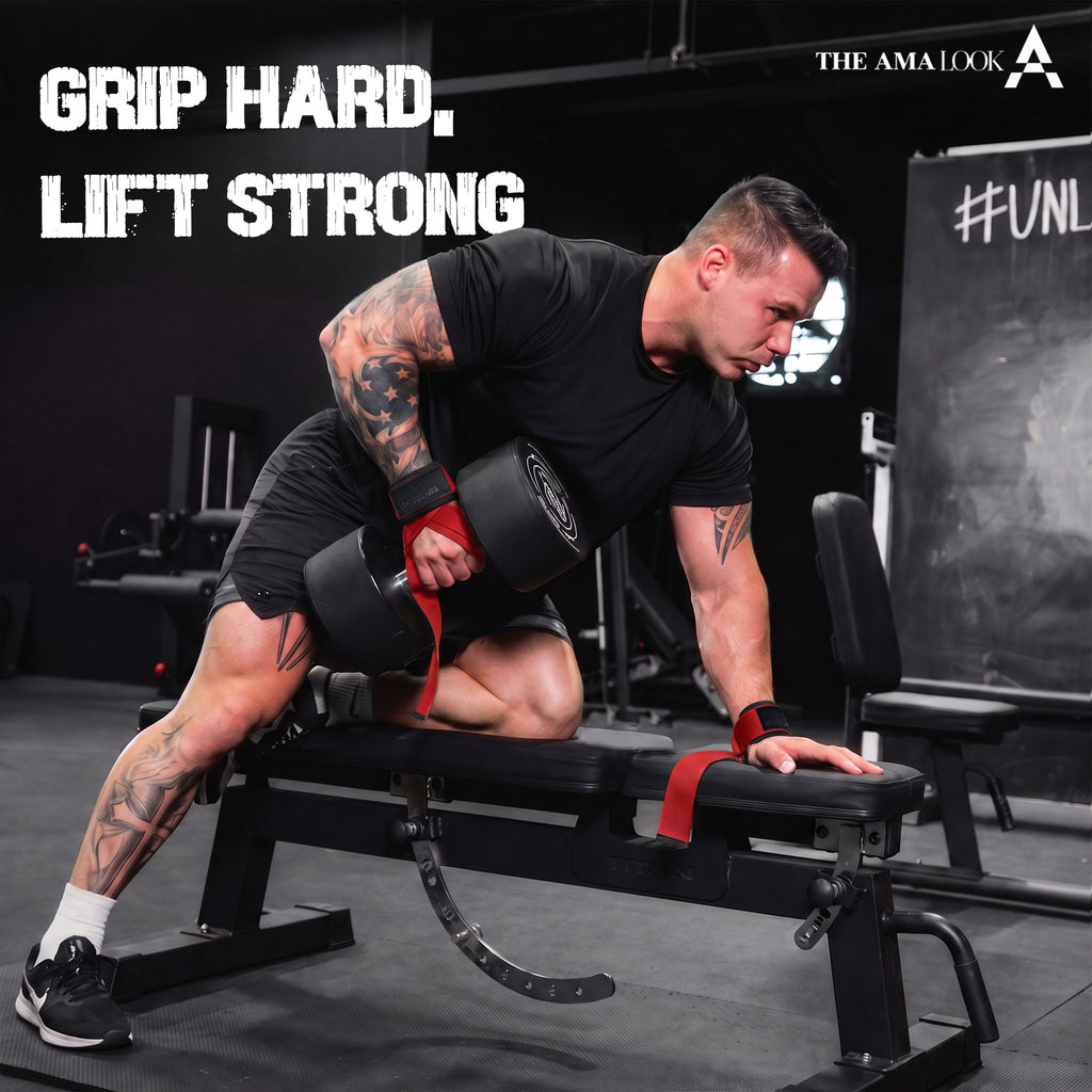 THE AMA LOOK Premium Lifting Straps R1