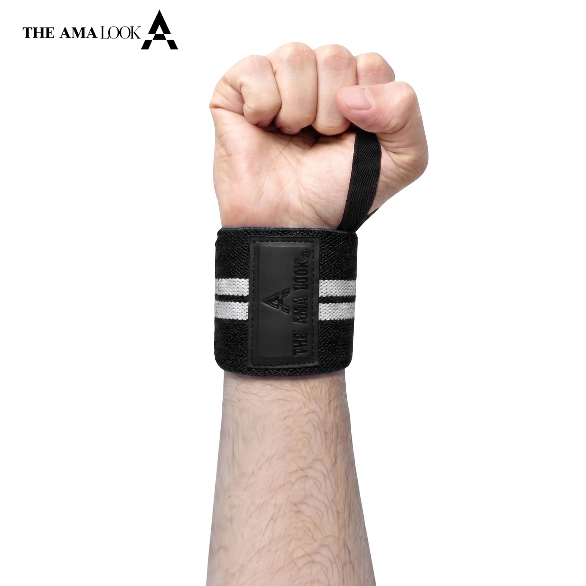 THE AMA LOOK Premium Weight Lifting Wrist Wraps B2