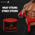 The AMA LOOK Knuckle Protected Hand Wraps R1