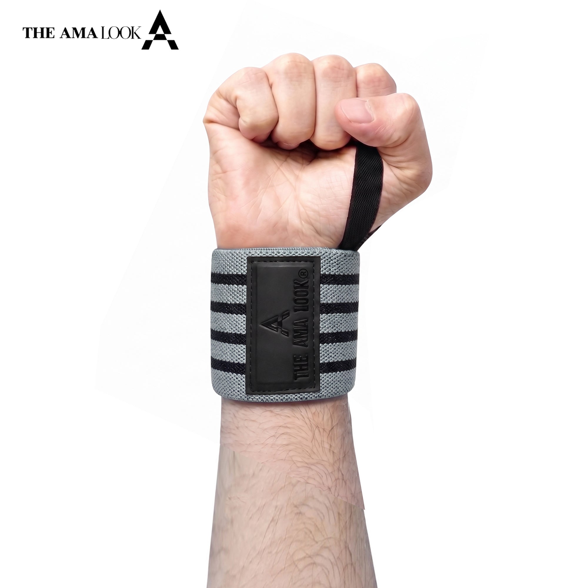 THE AMA LOOK Premium Weight Lifting Wrist Wraps G1