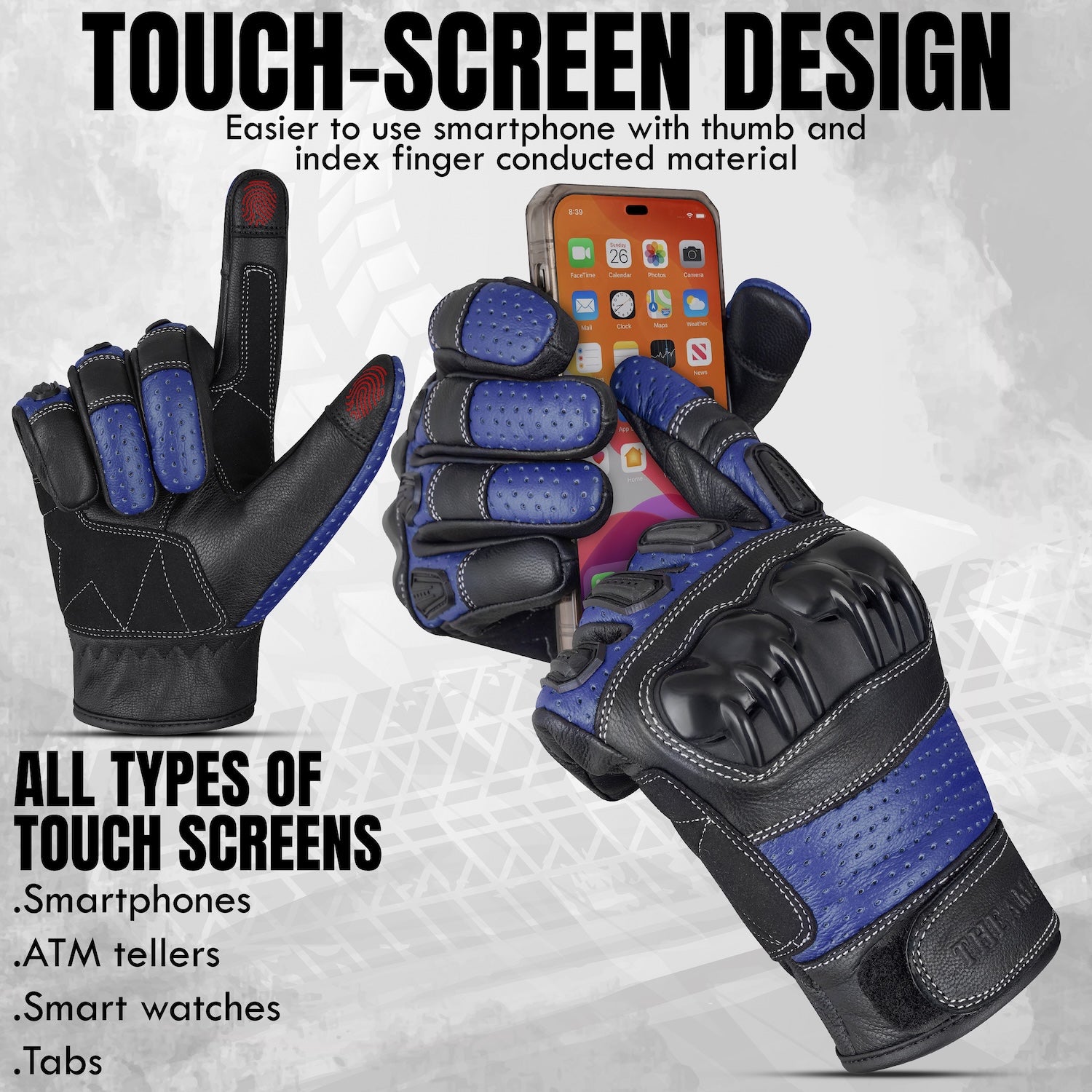 THE AMA LOOK Apex Motorcycle Gloves B2