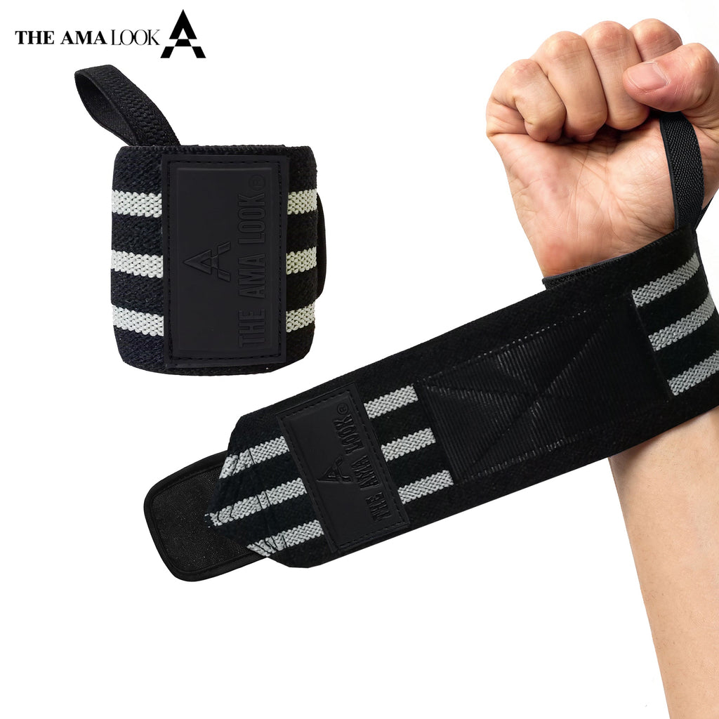 THE AMA LOOK Premium Weight Lifting Wrist Wraps G2