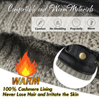 The AMA Premium Winter Leather Gloves Beige