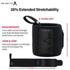 THE AMA LOOK Premium Weight Lifting Wrist Wraps B1