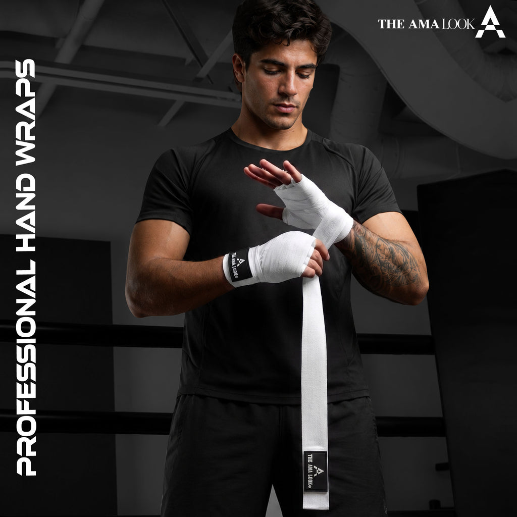 The AMA LOOK Knuckle Protected Hand Wraps W1