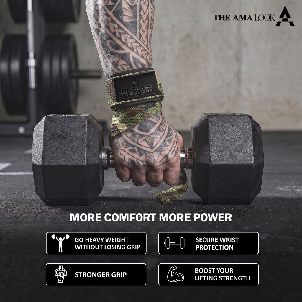 THE AMA LOOK Premium Lifting Straps C1
