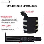 THE AMA LOOK Premium Weight Lifting Wrist Wraps G2