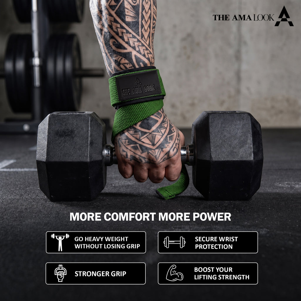 THE AMA LOOK Premium Lifting Straps G1