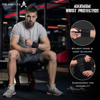 THE AMA LOOK Premium Weight Lifting Wrist Wraps B1
