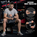 THE AMA LOOK Premium Weight Lifting Wrist Wraps Camo