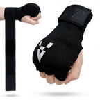 THE AMA LOOK Gel Boxing Hand Wraps Black