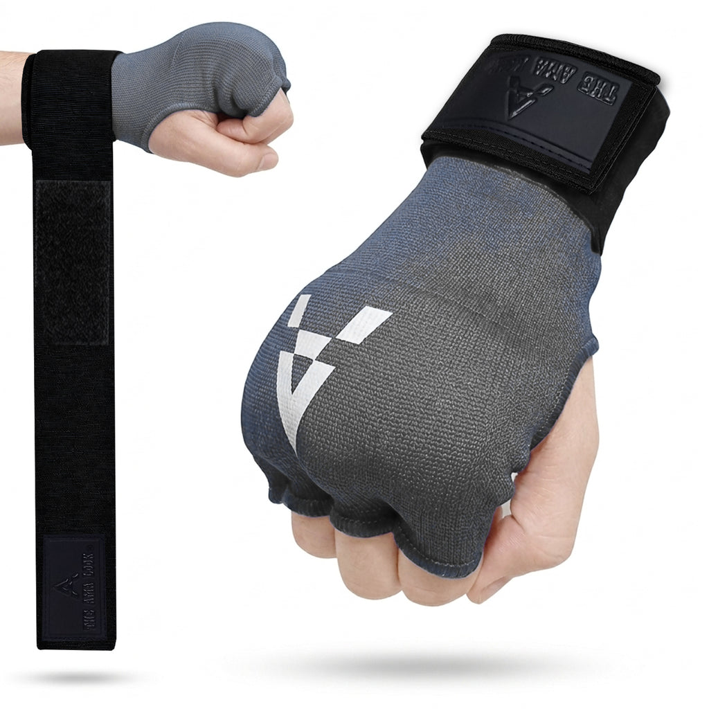 THE AMA LOOK Gel Boxing Hand Wraps Grey