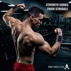 THE AMA LOOK Premium Weight Lifting Wrist Wraps G1