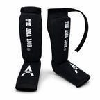 The AMA LOOK MMA Gel Padded Shin Guard Blue