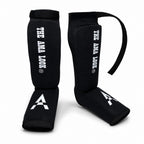 The AMA LOOK MMA Gel Padded Shin Guard Black
