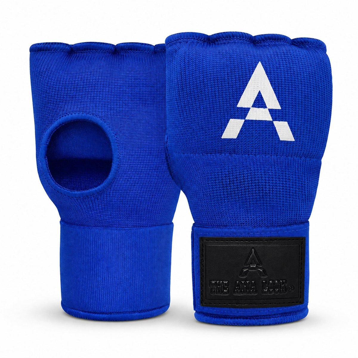 THE AMA LOOK Gel Padded Boxing Hand Wraps Blue