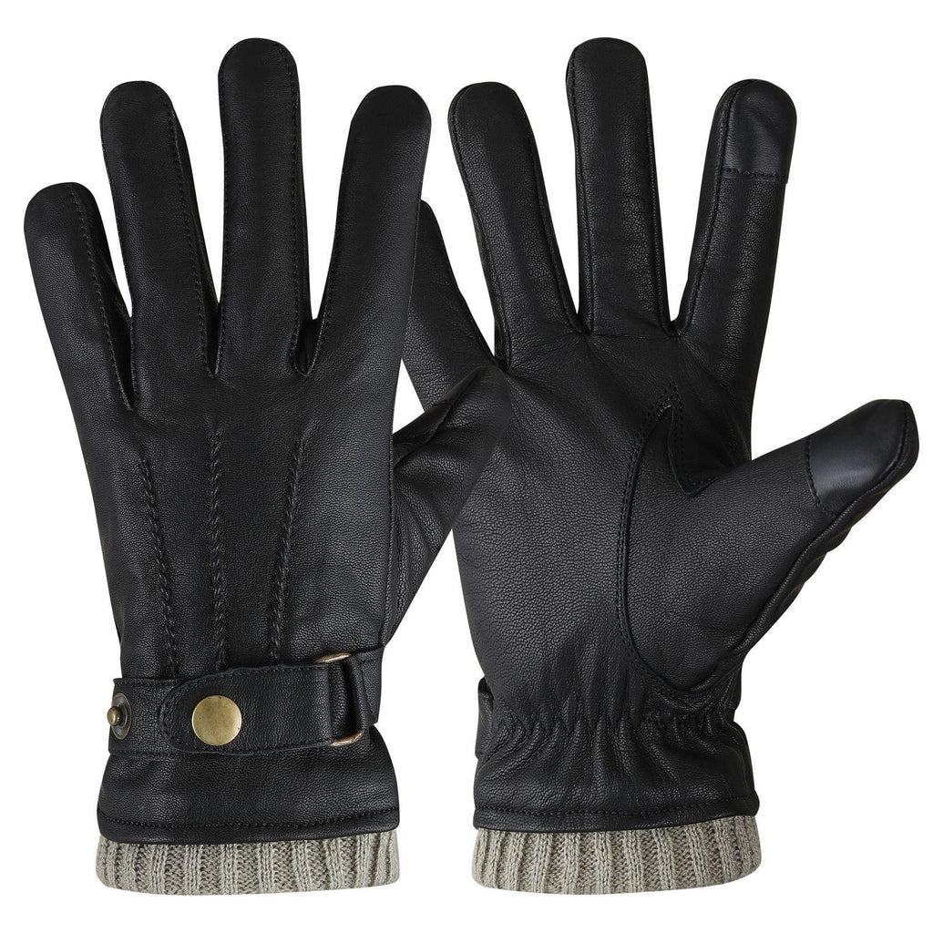 The AMA Premium Winter Leather Gloves