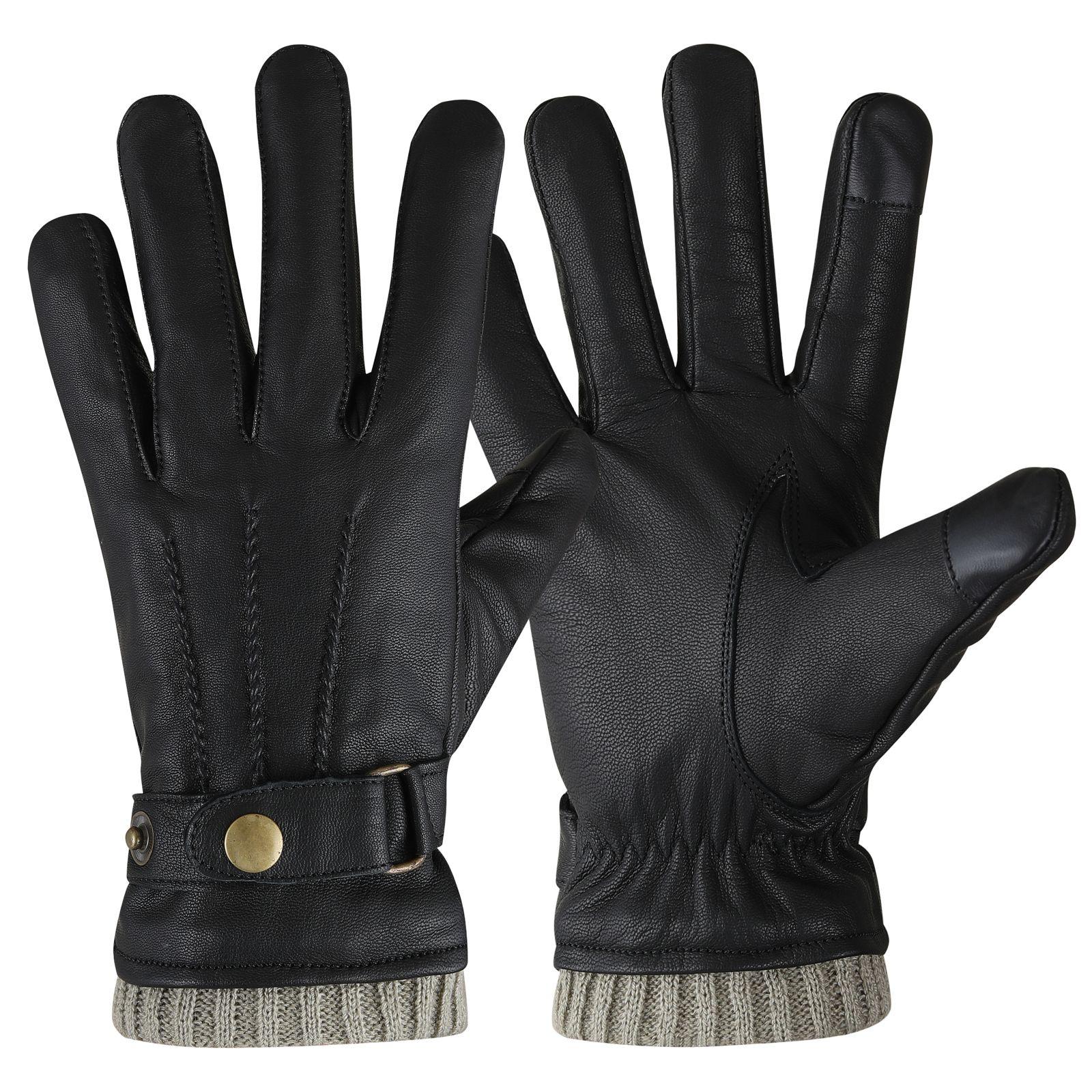 The AMA Premium Winter Leather Gloves